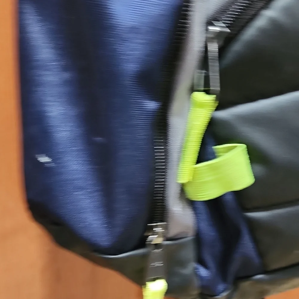 Under Armour Storm1 Navy and Neon Green/yellow Backpack
